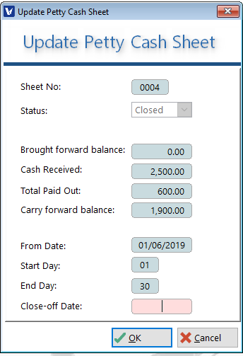 petty cash schedules veculim