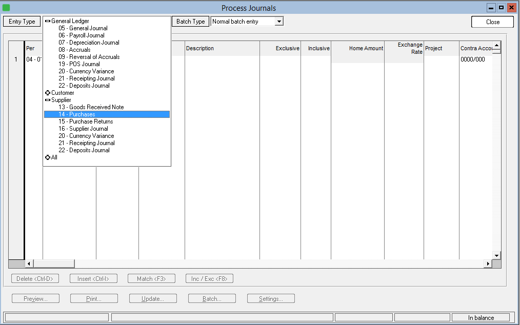 Accounting Export Veculim