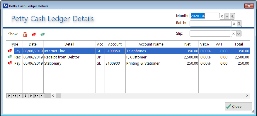 petty cash ledger veculim